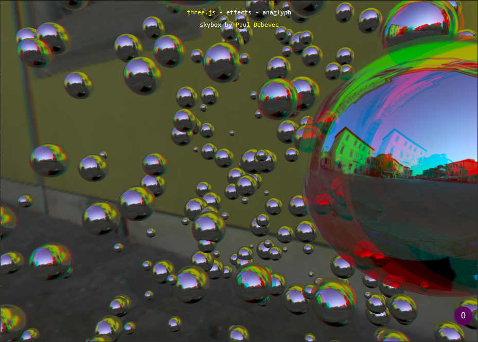 three.js anaglyph